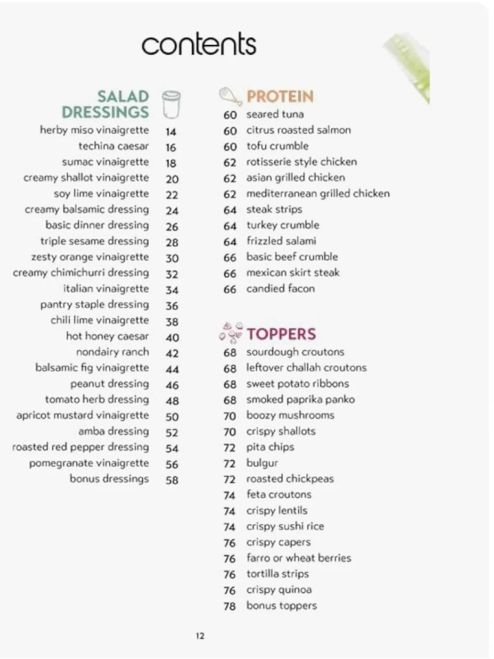 Micro Peas: The Mini Cookbook Series - The Salad Formula